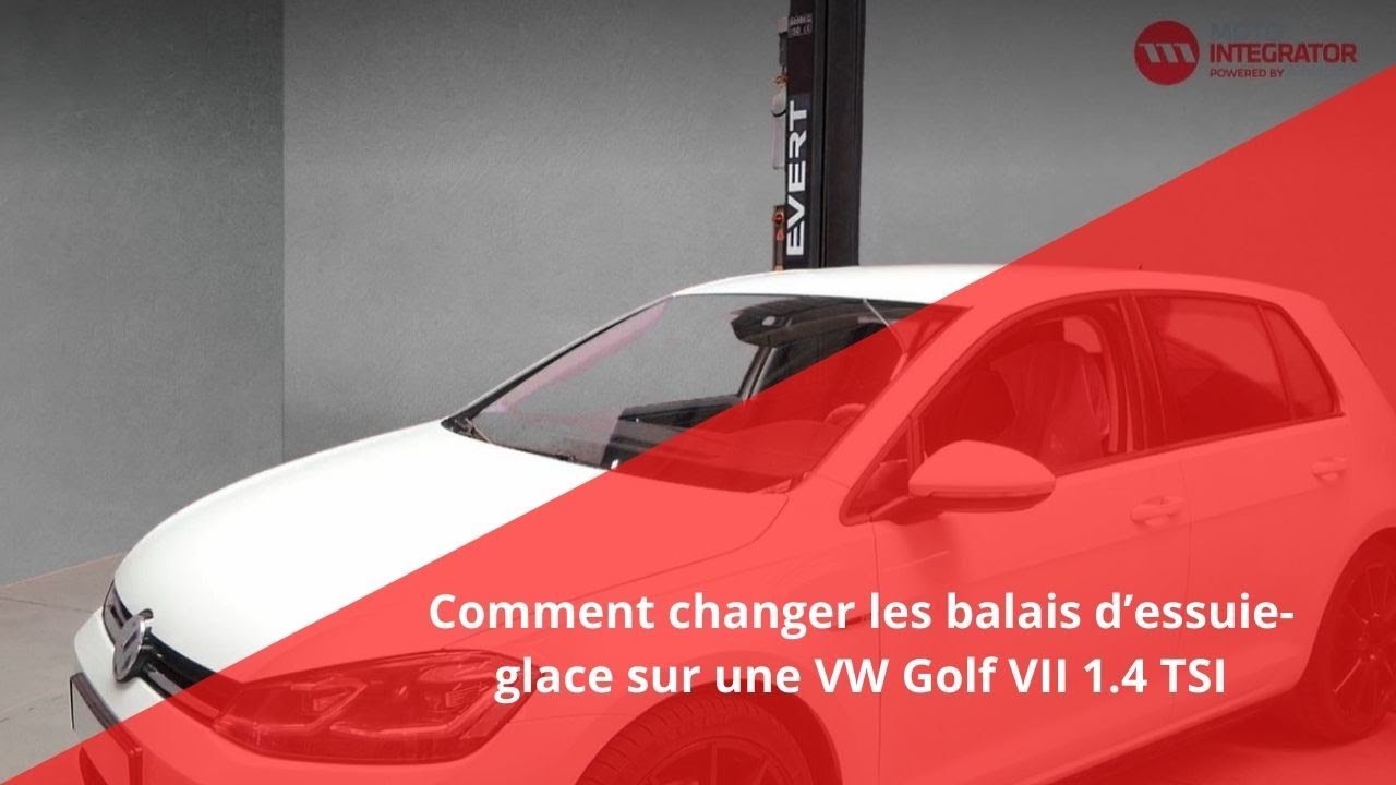 Comment changer les balais d'essuie-glace sur une VW Golf VII 1.4 TSI ?